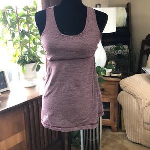 Lululemon tank with built in bra